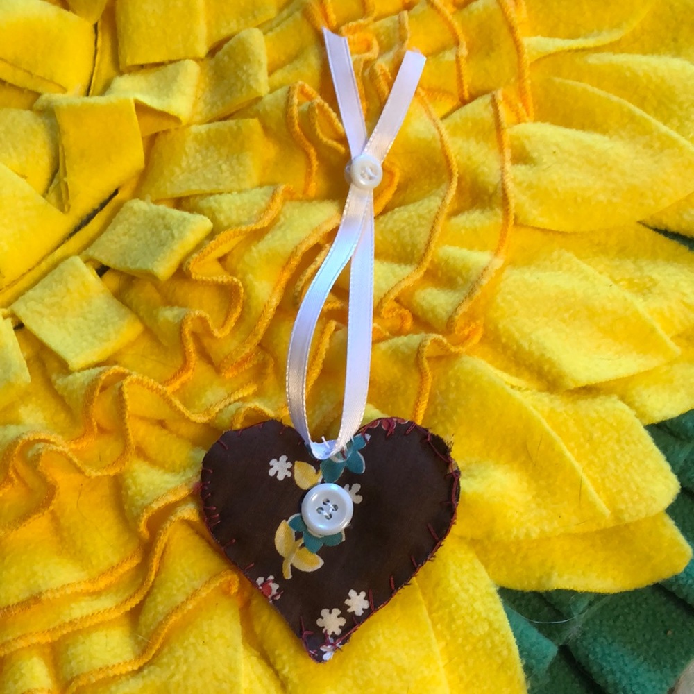 Hand stitched Heart